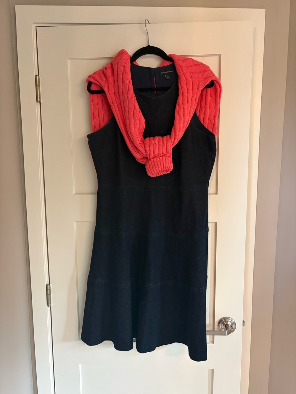 Banana Republic Sleeveless Denim A-Line Dress